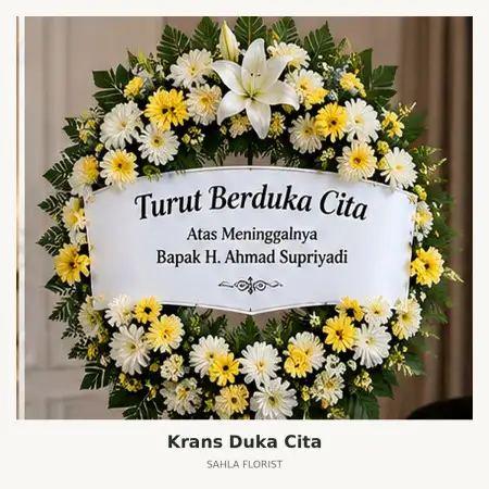 Krans Bunga Duka Lampung Barat